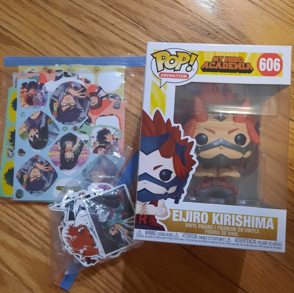 MHA Bundle Of Funko Pop & Stickers